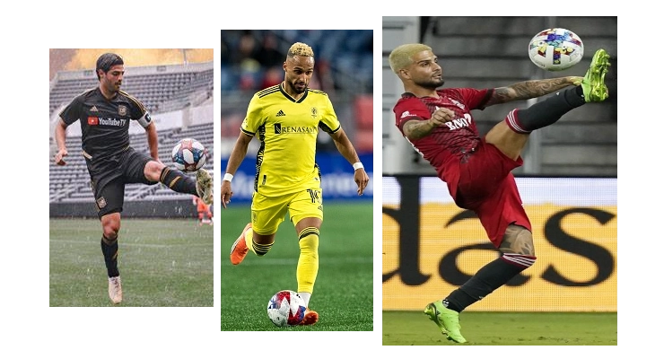 The top performers in Major League Soccer (MLS) are three talented players, making it difficult to determine who the best player is.